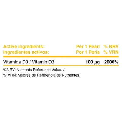 Vitamina D3 - 150 perlas